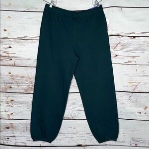 JoyLab NWT Size L Pine Green Mid Rise Cinch Fleece Jogger Sweatpants
